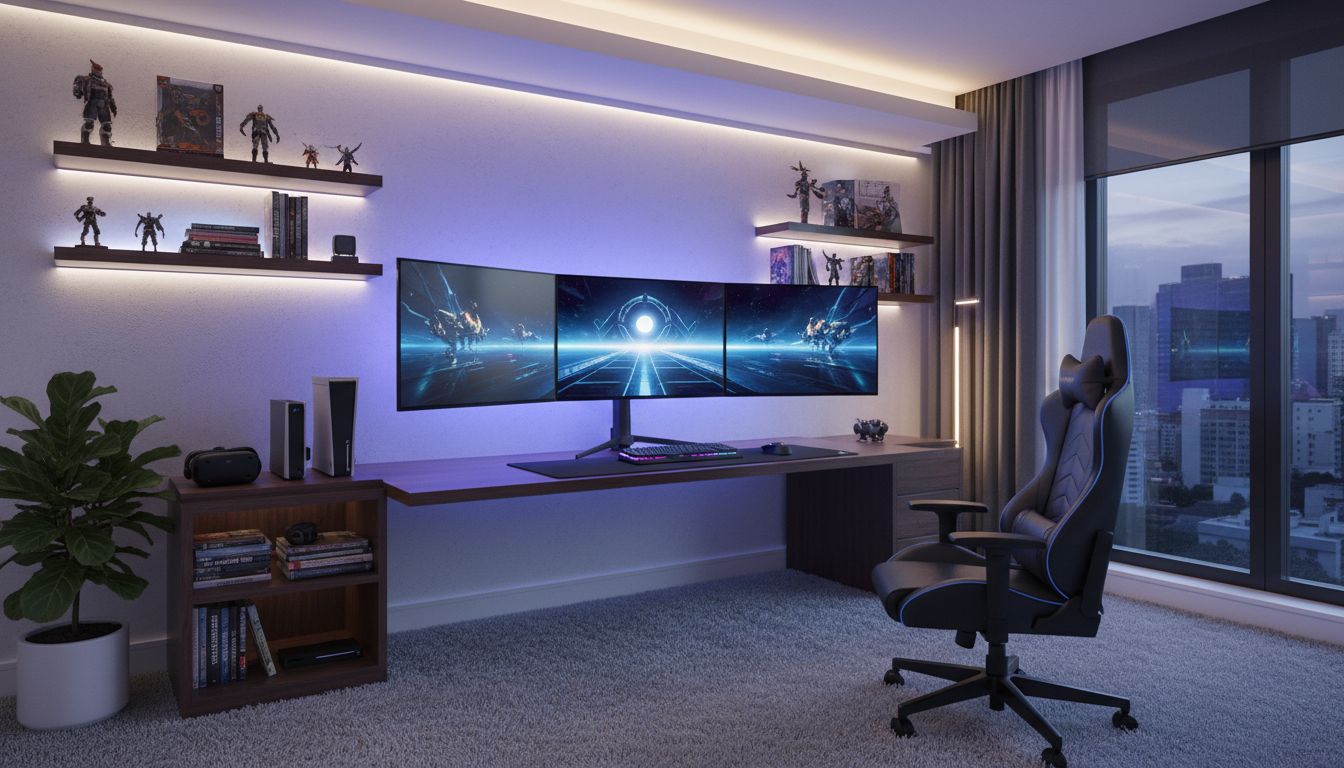 Before - Add Gamer to Desk Setup