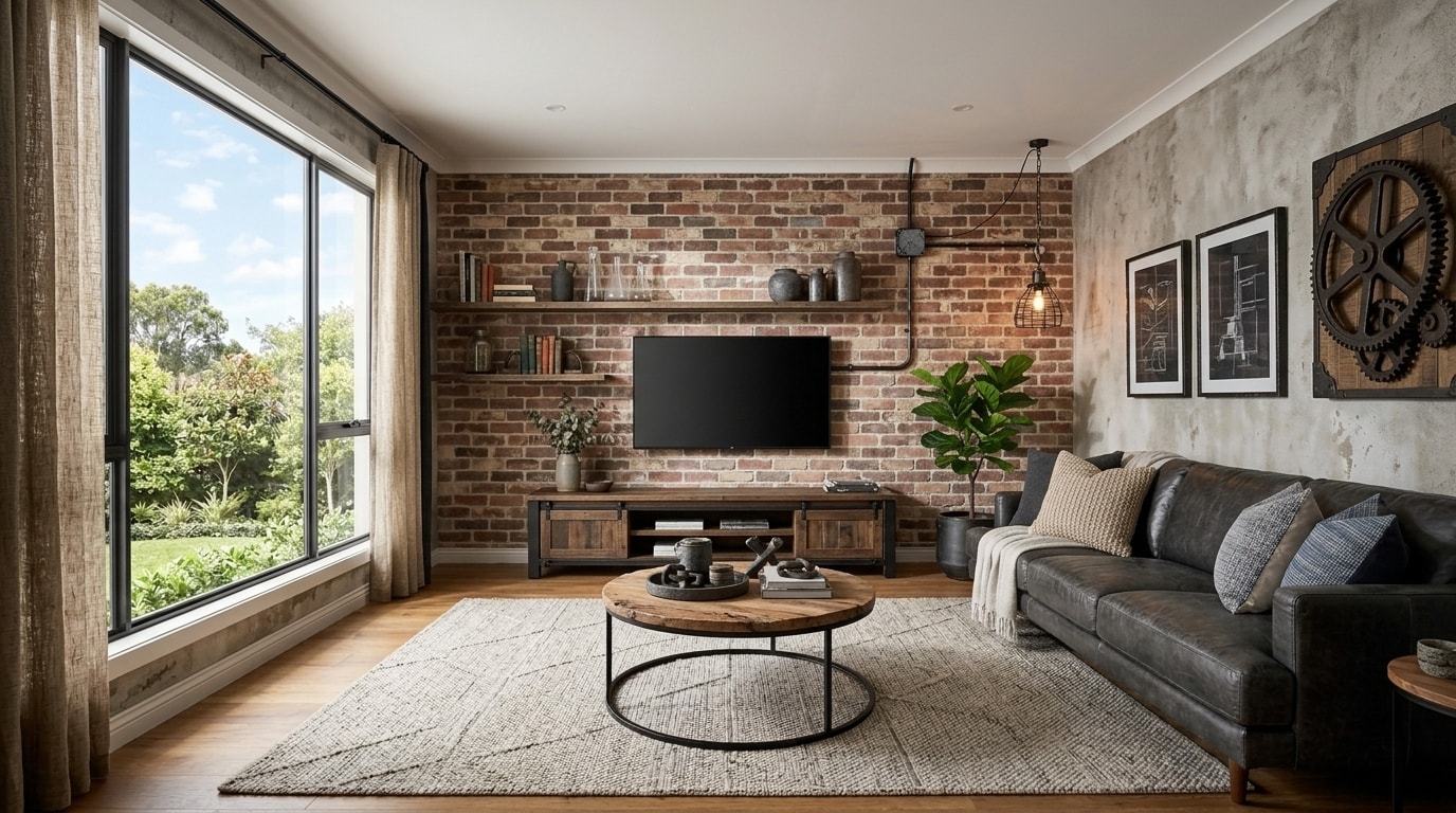 Change a Living Room to Industrial Style