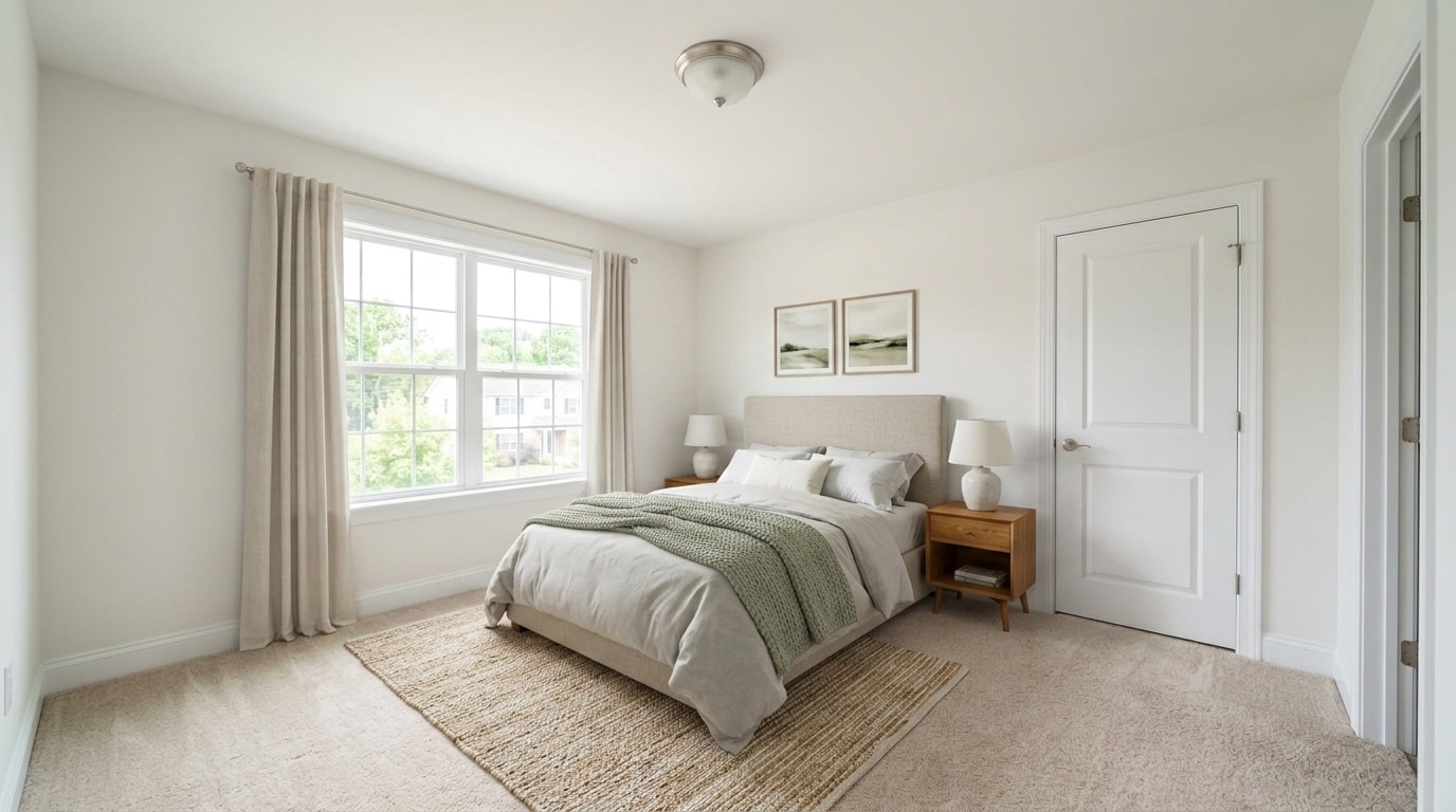 Virtually Stage an Empty Bedroom