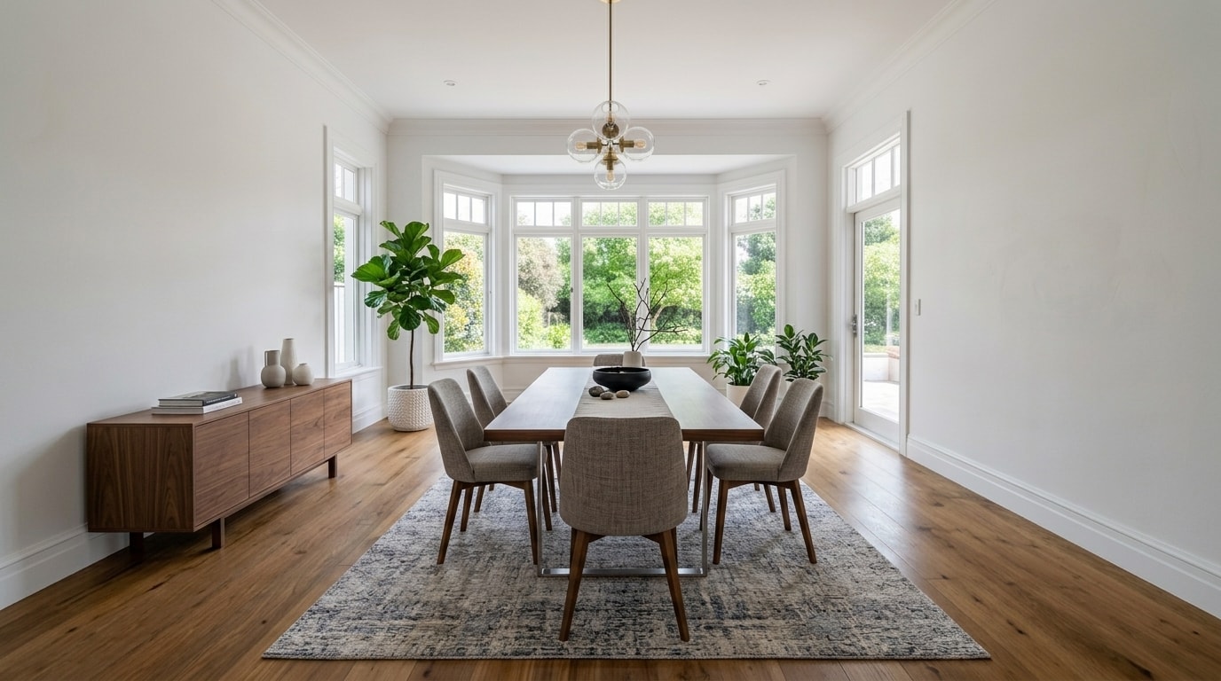 Virtually Stage an Empty Dining Room
