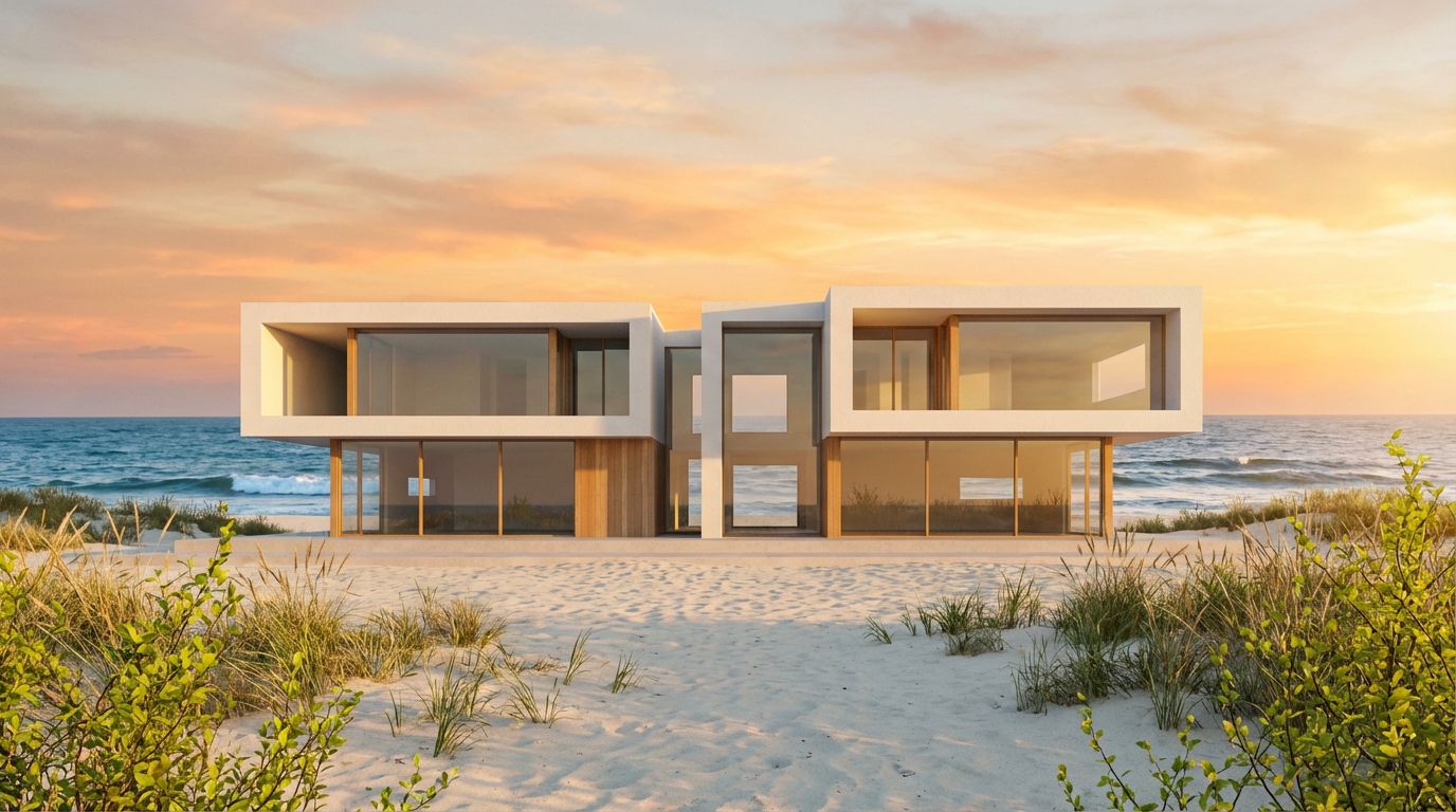 After - 3D Villa Exterior to Photorealism