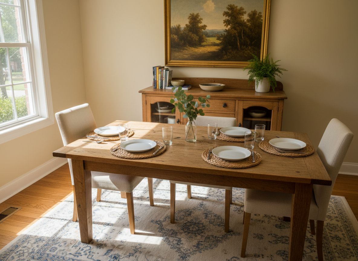 Before - Optimize the breakfast nook.