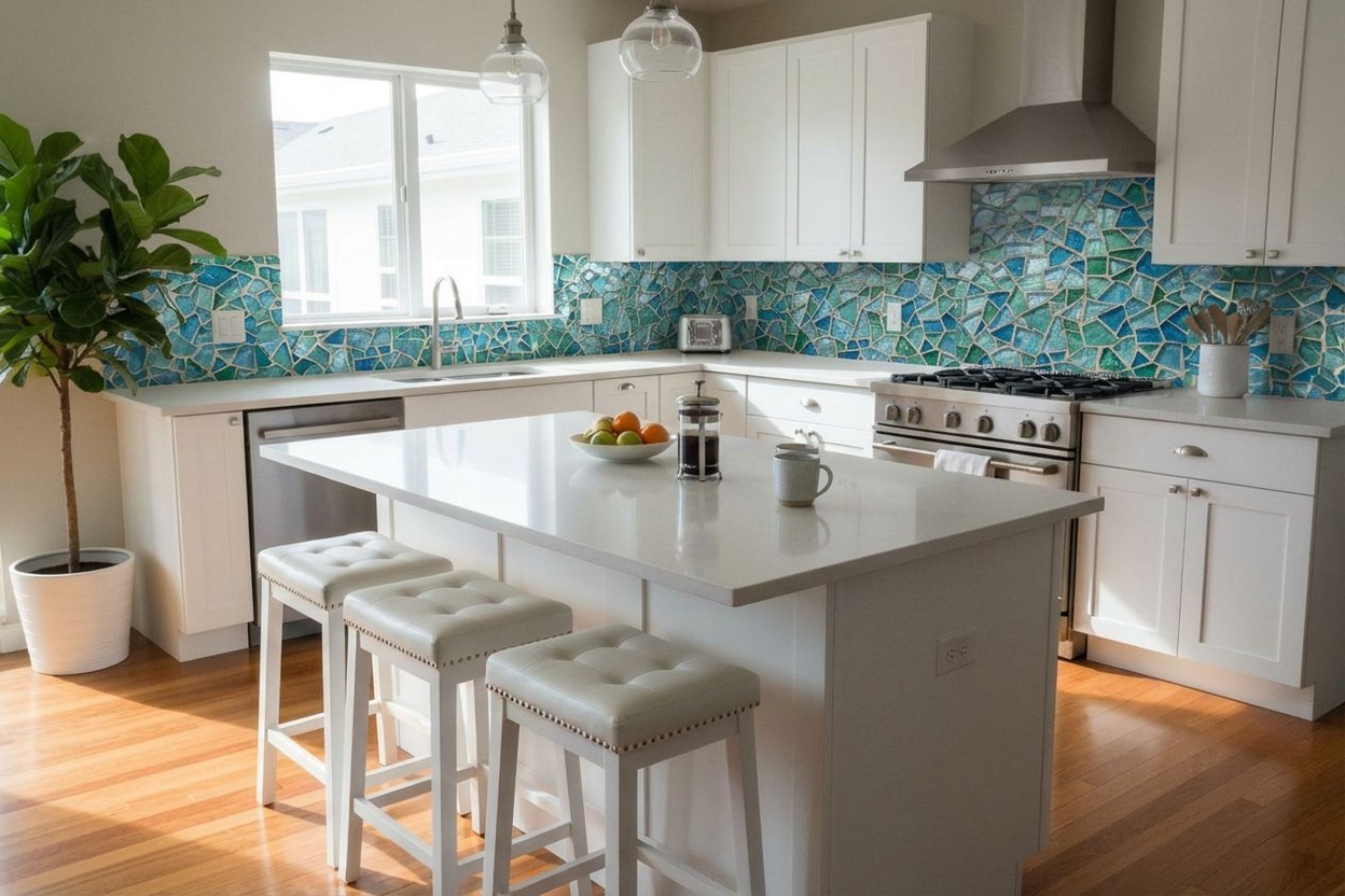 After - Visualise new backsplashes.