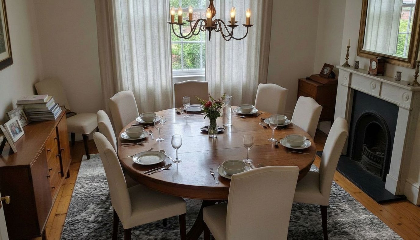 After - Dining Room Rug Visualizer