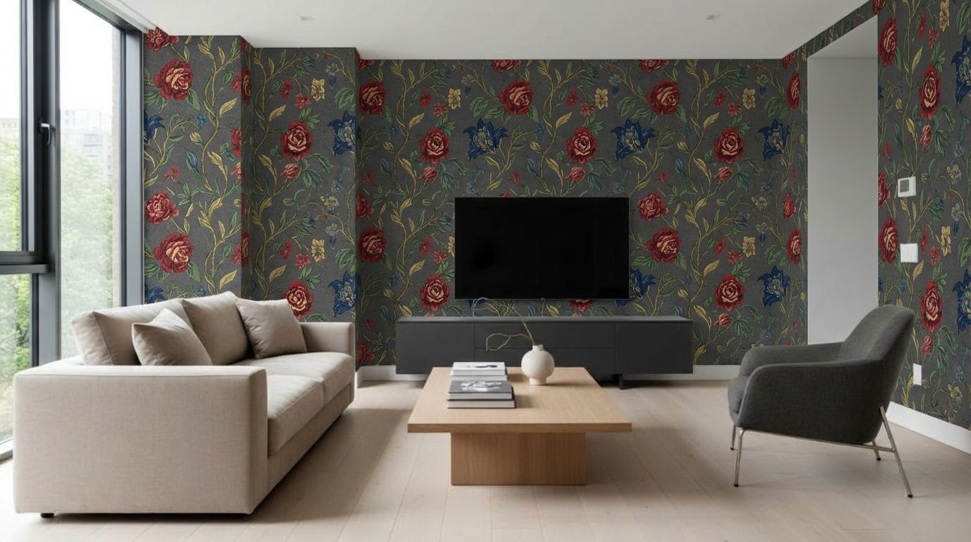 See Different Wallpaper Patterns on These Walls