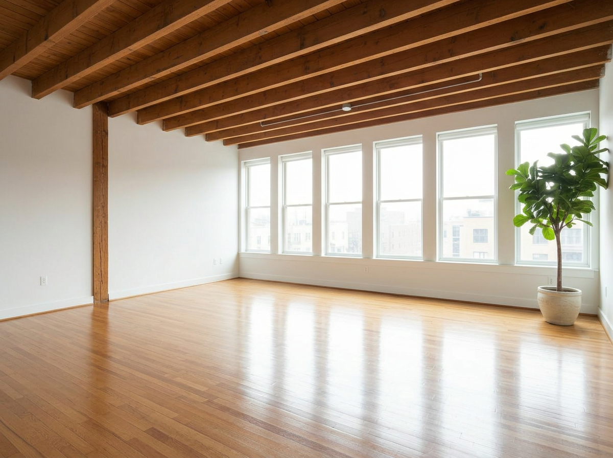 Empty Studio with White walls